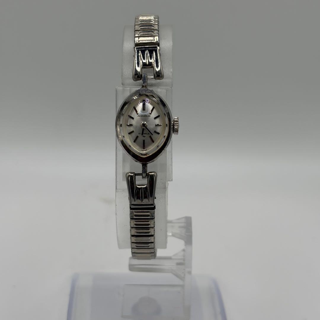 SEIKO セイコー 10-8190 腕時計 手巻き オーバル 蛇腹　レトロ — image 3