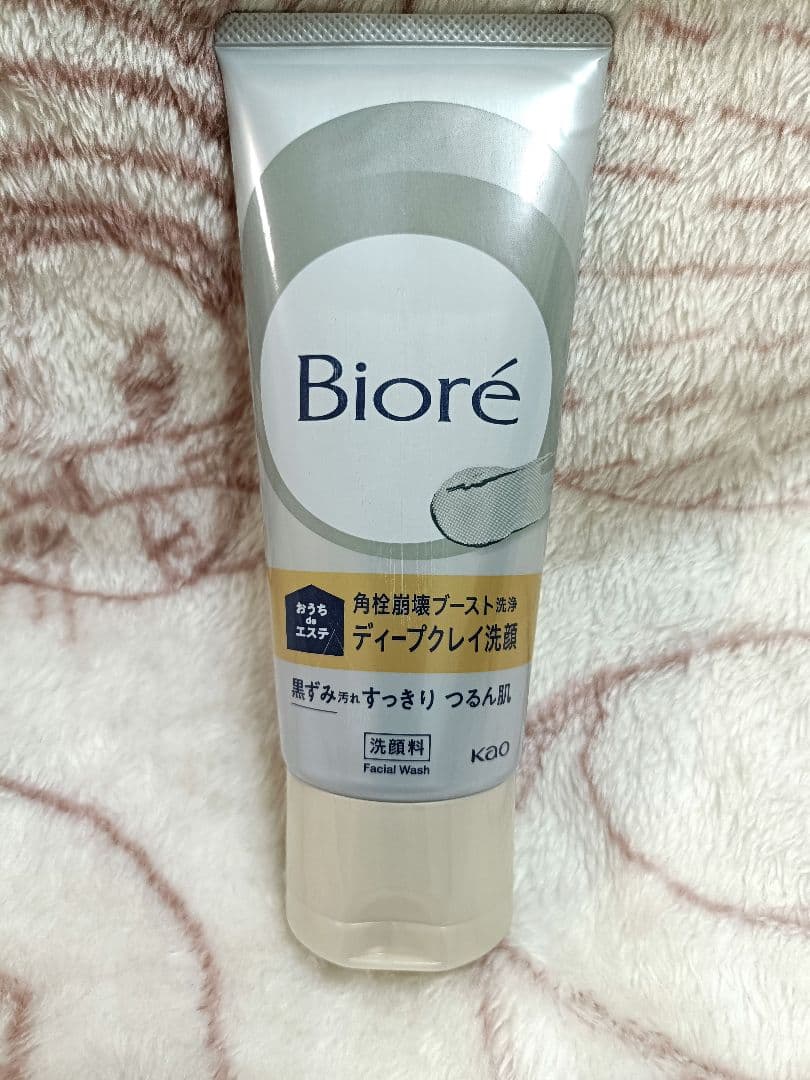 《未使用・訳あり》Biore おうちdeエステ ディープクレイ洗顔 2本 — image 3