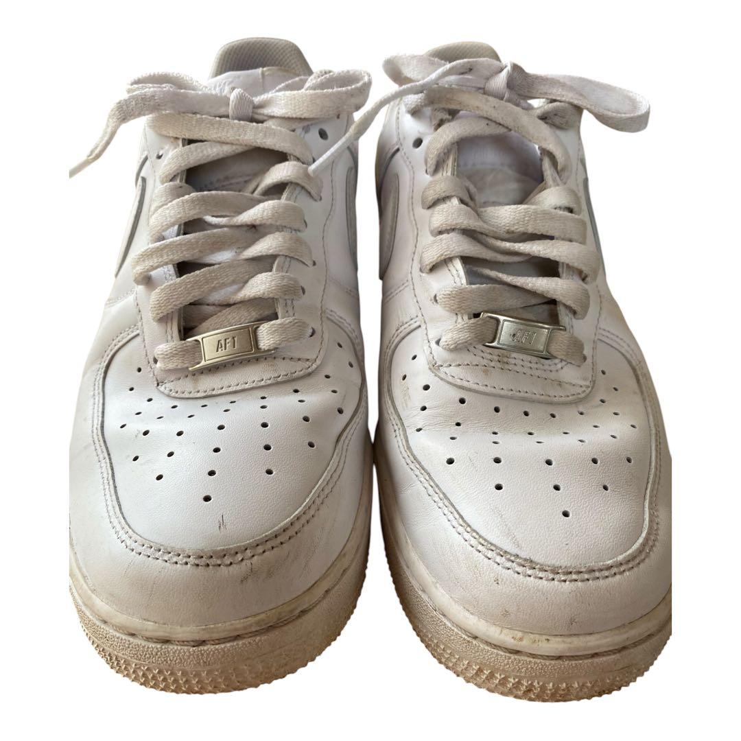 【NIKE 】AIR FORCE 1 '07ローカット ホワイト 27.0 — image 4