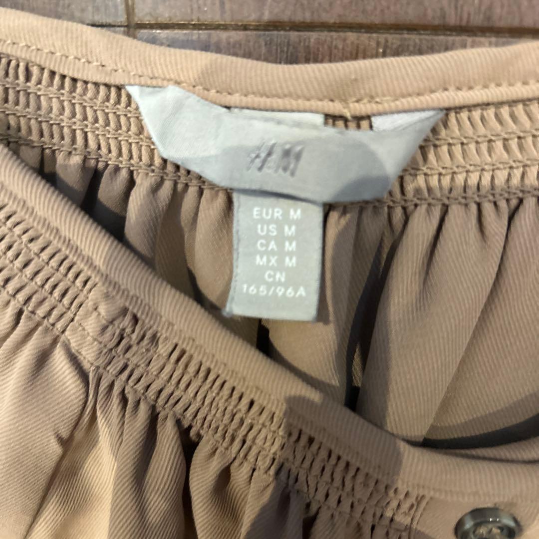 H&M キャメル シャツワンピース M — image 3