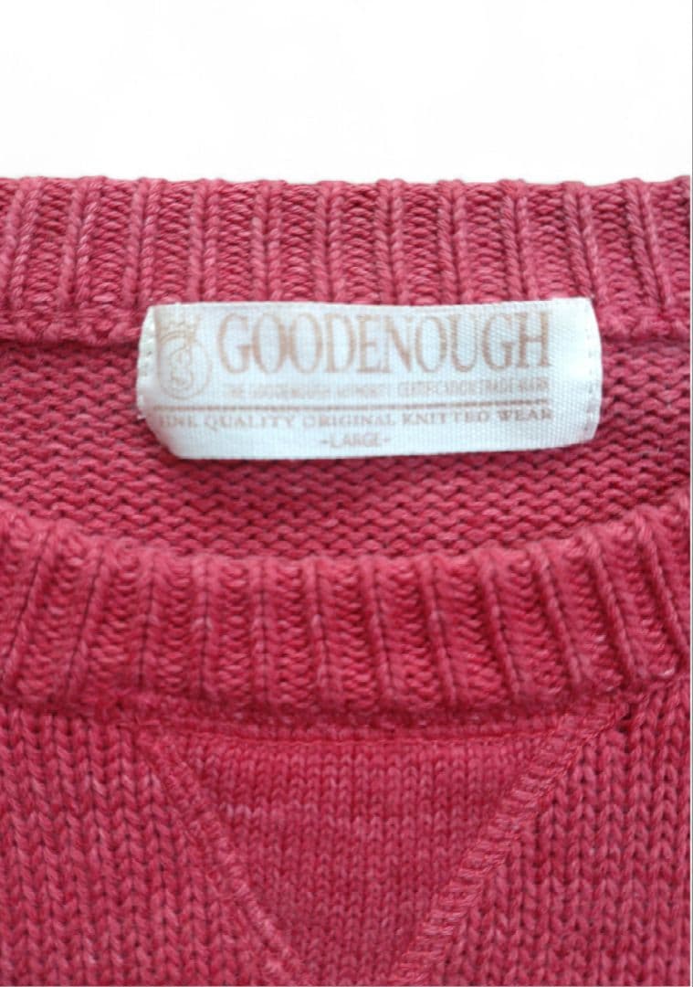 ☆GOODENOUGH クルーネック コットンニット セーター — image 4