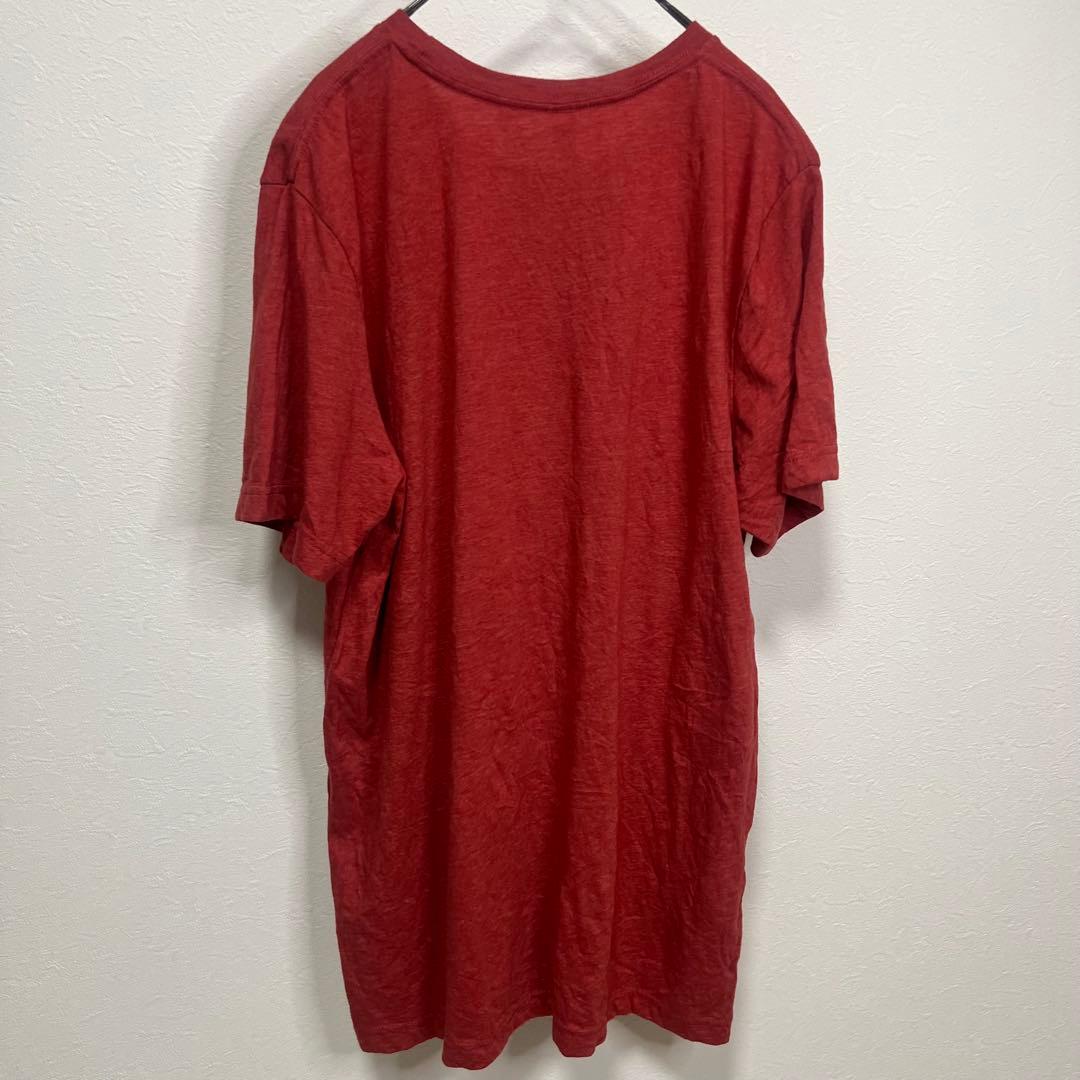 BELLA+CANVAS US古着 プリントTシャツ L レッド系 カレッジ — image 3