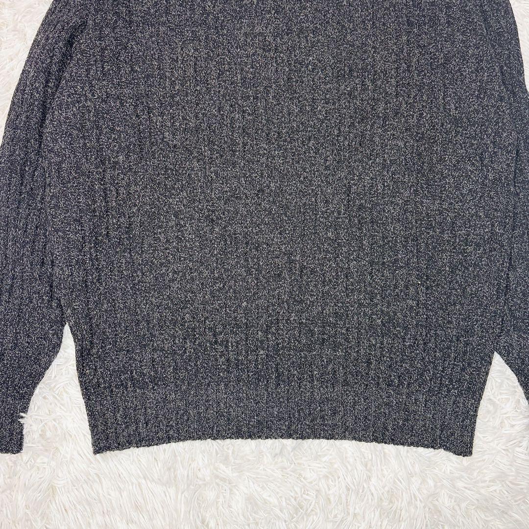 DURR リブセーター ニット グレー レトロ ゆったり ふんわり a2483 — image 4