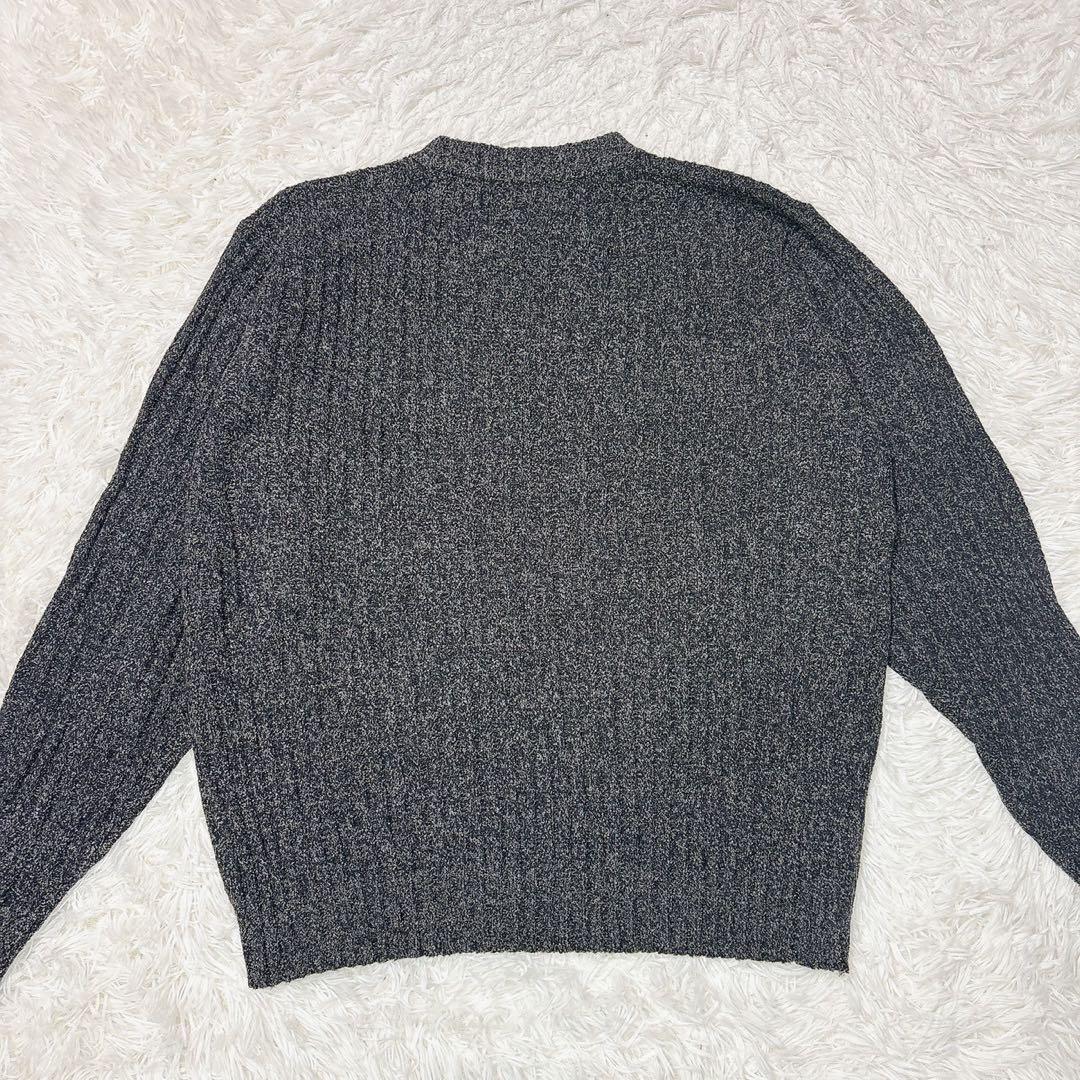 DURR リブセーター ニット グレー レトロ ゆったり ふんわり a2483 — image 5