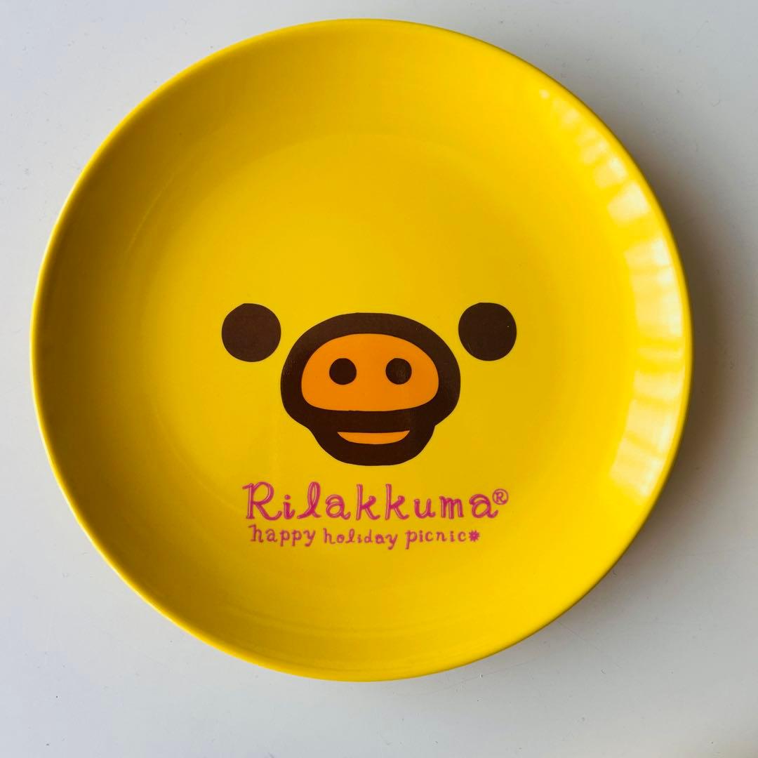 未使用　リラックマ キイロイトリ プレート 皿 ローソン　3枚　非売品　銘々皿 — image 3