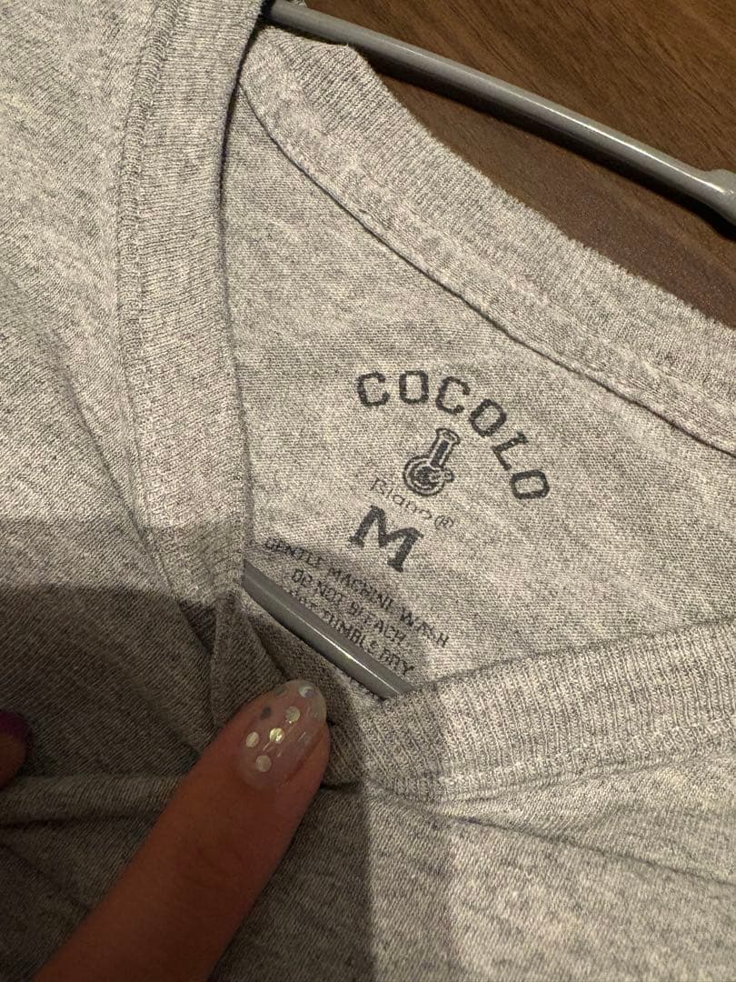 COCOLO BLAND ポケットTシャツ グレー Mサイズ — image 2
