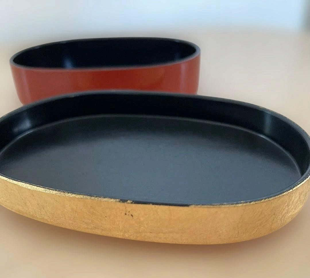 ⭐︎さらにお値下げ中【金沢金箔工芸品】香合 爪楊枝入 金沢箔 桐漆工芸 桔梗 — image 4