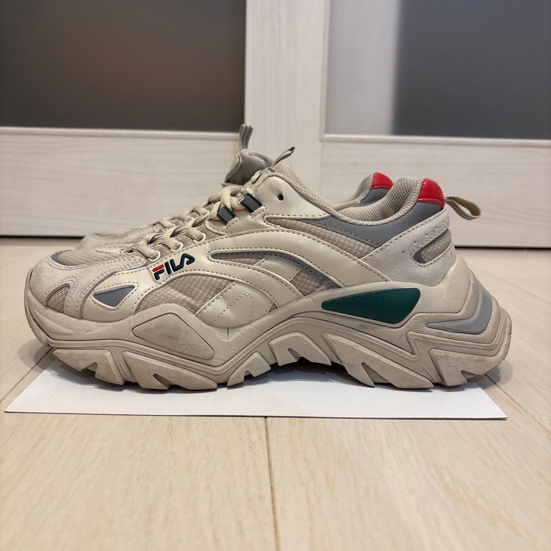 FILA 厚底スニーカー ベージュ系 — image 5
