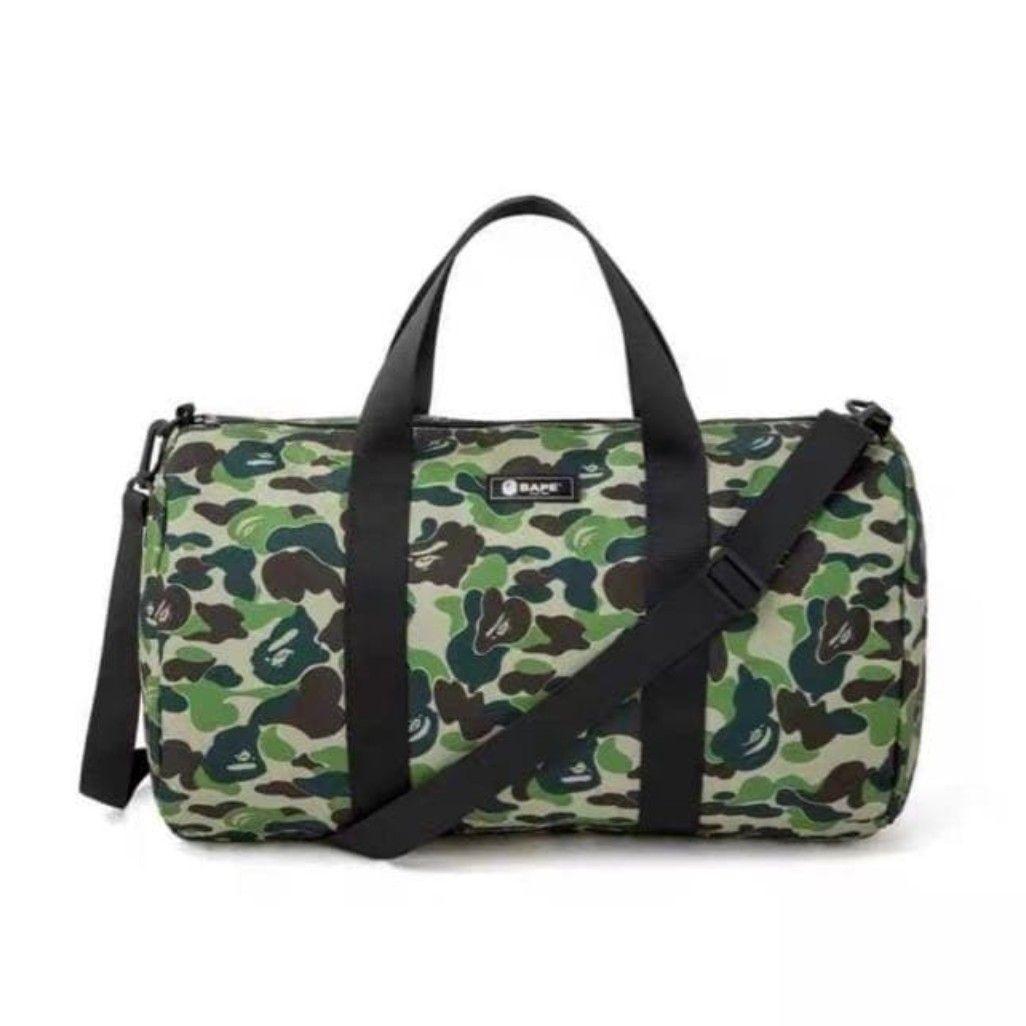 BAPE 付録 A BATHING APE ボストンバッグ ショルダーバッグ 緑 — image 2