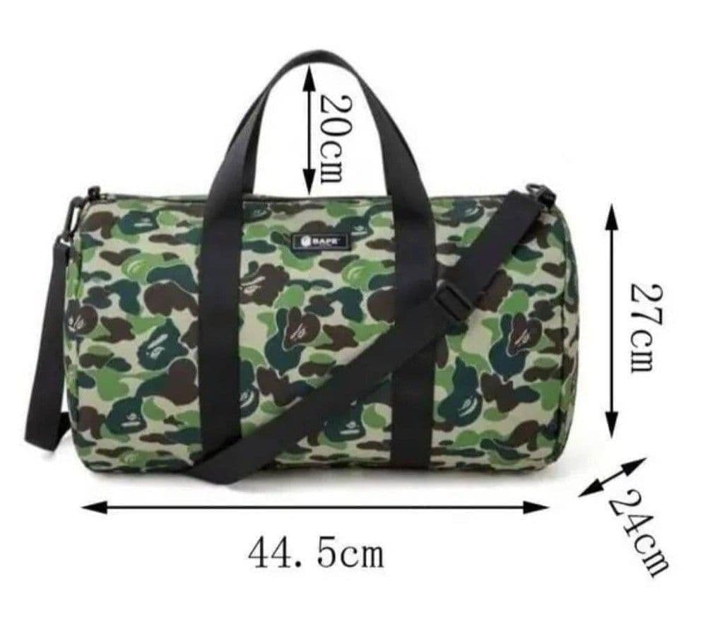 BAPE 付録 A BATHING APE ボストンバッグ ショルダーバッグ 緑 — image 4