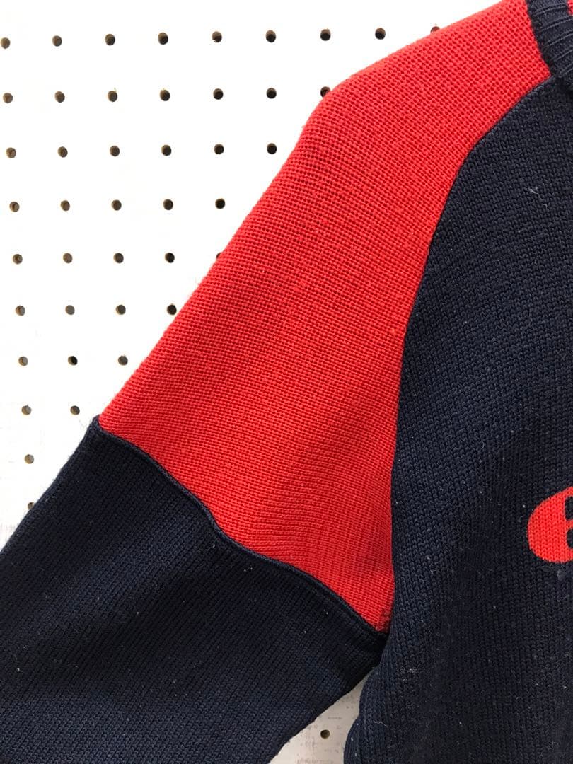 ellesse オールド レトロ スキー スポーツ古着 ジャガード ニット — image 4