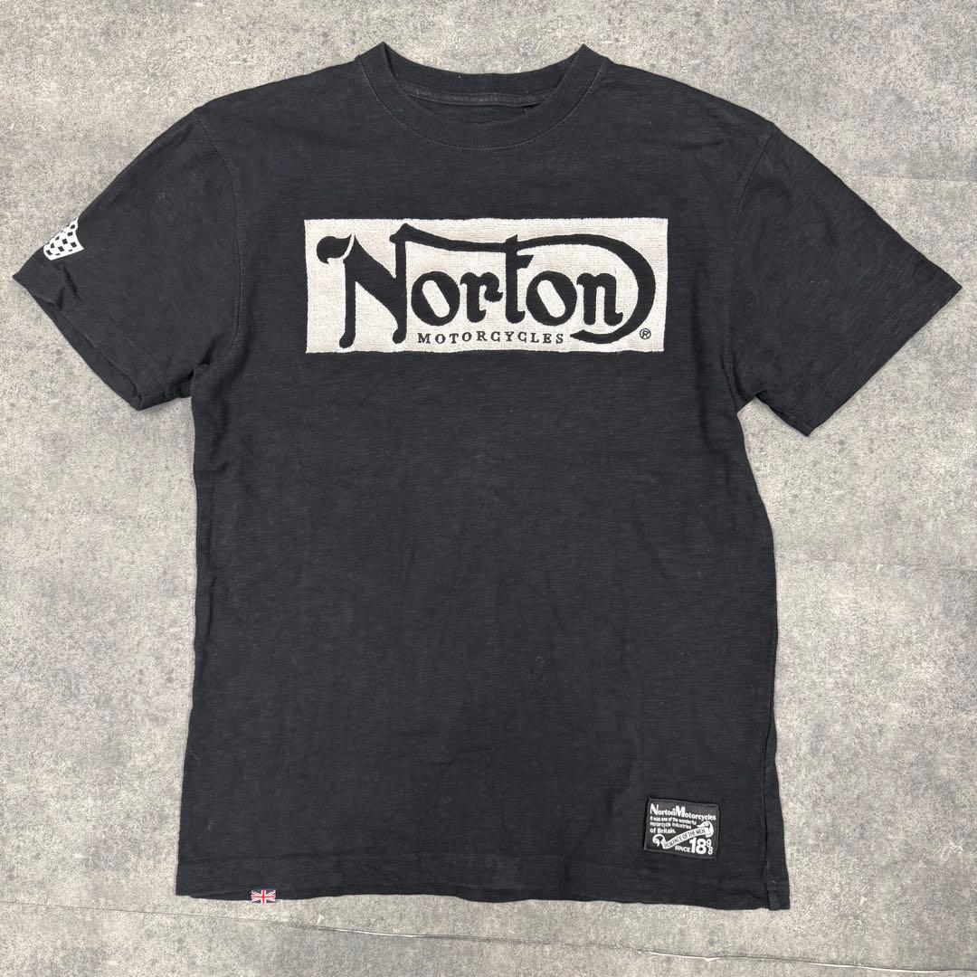 【人気】Norton　ノートン　刺繍　カットソー　バイカー　黒　XL — image 5