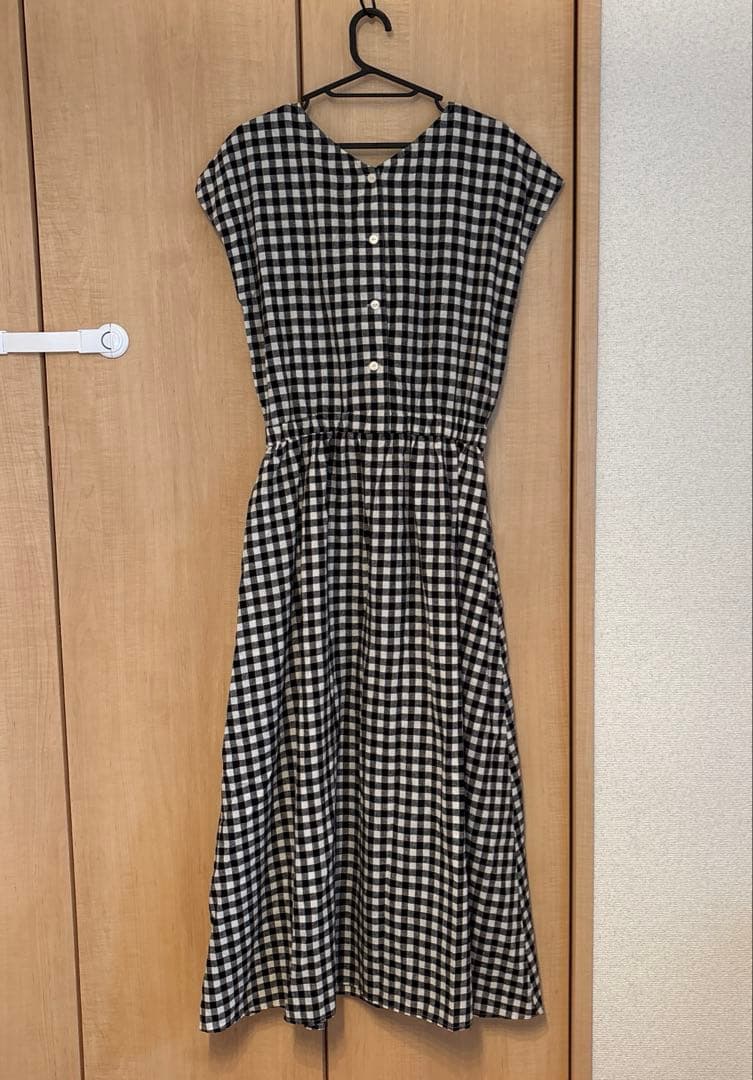 URBAN RESEARCH Sonny Label リネン混ギャザーワンピース — image 5