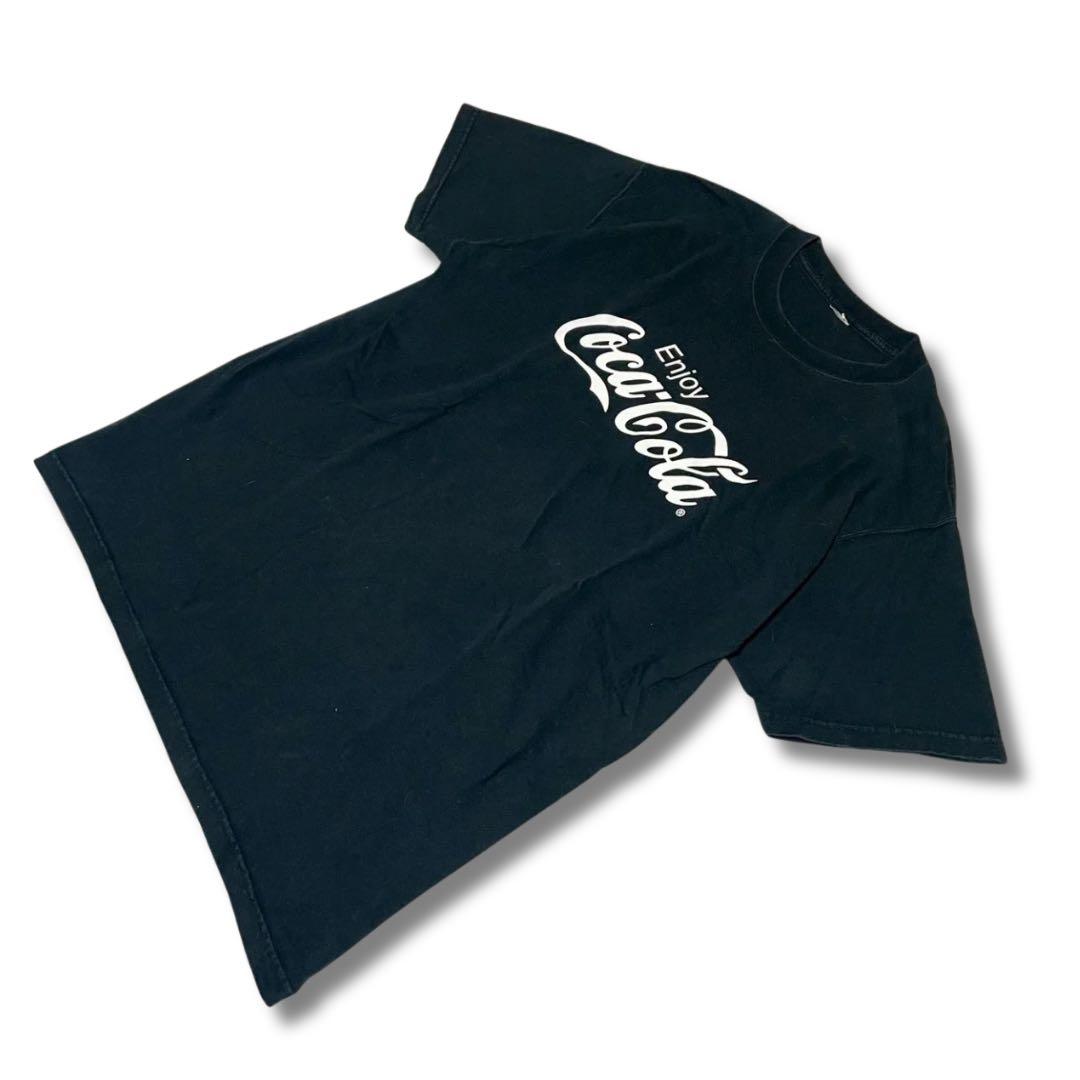 Coca-Cola ロゴプリントTシャツ 黒 — image 4