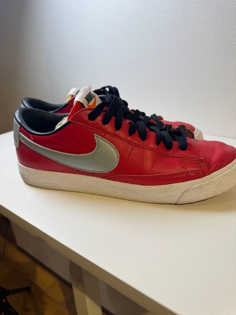 NIKE Blazer Low Red Silver NIKI BY YOU — image 3