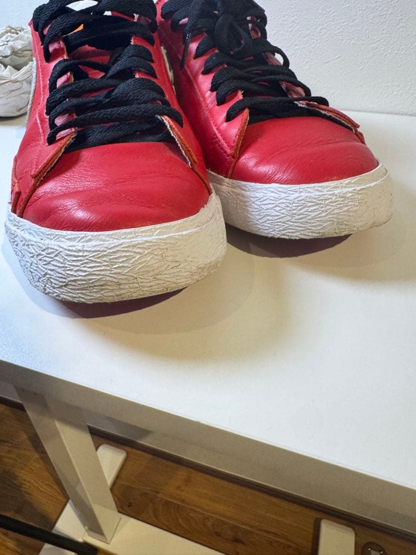 NIKE Blazer Low Red Silver NIKI BY YOU — image 5