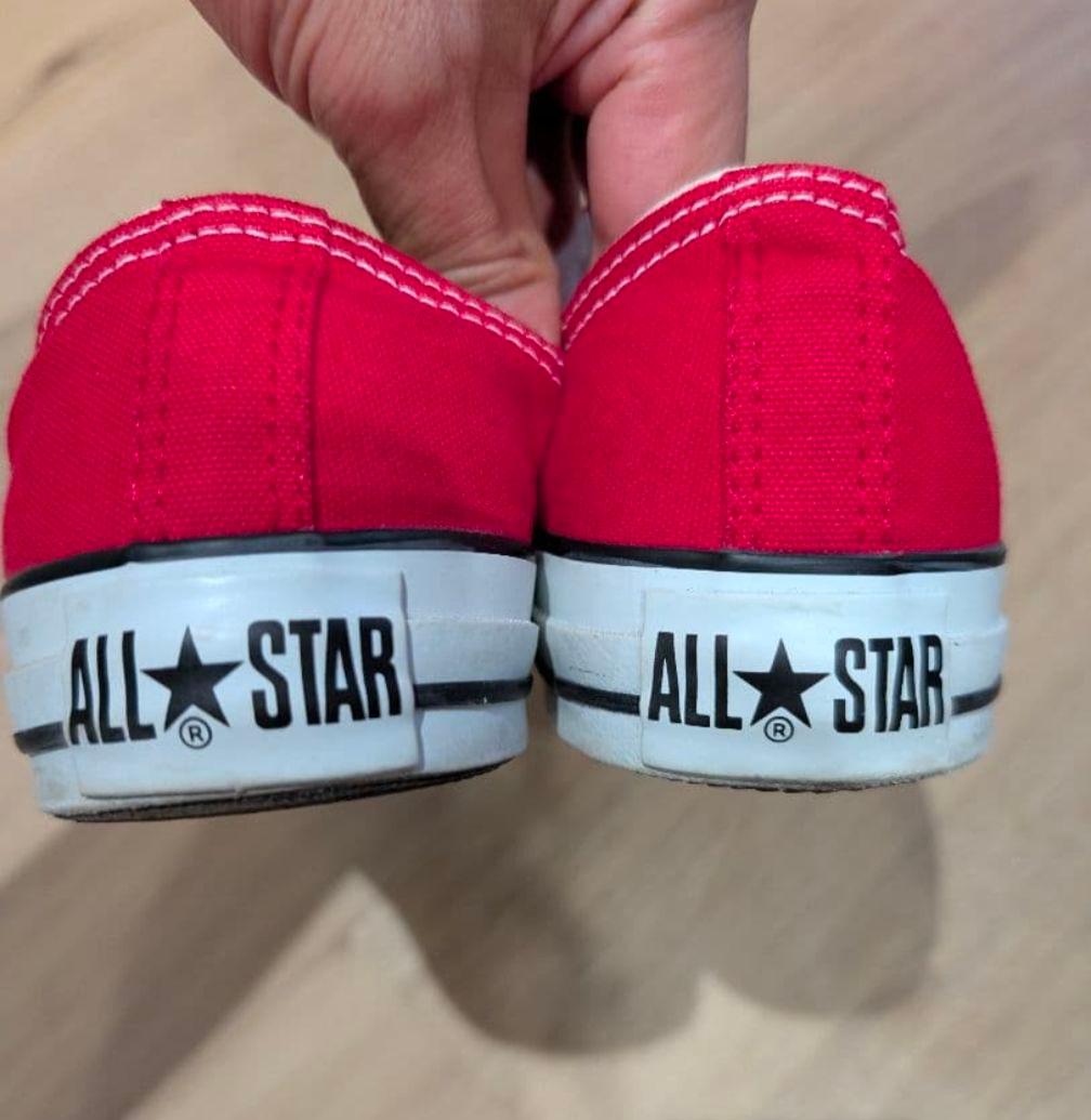 CONVERSE ALL STAR OX 27cm オールスター 赤 レッド — image 4