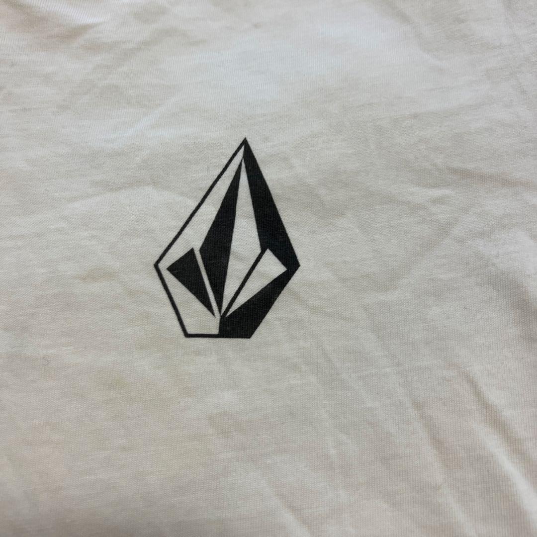 ボードカルチャーブランド VOLCOM（ボルコム）ホワイトＴシャツロゴ Sサイズ — image 3