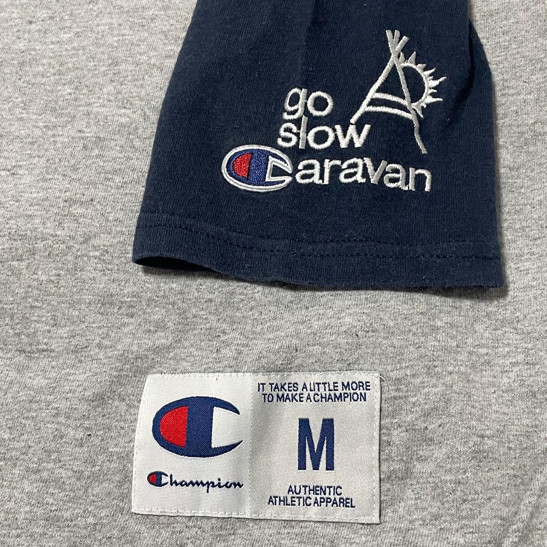 Champion × go slow caravan ラグランロンT M 七分袖 — image 2