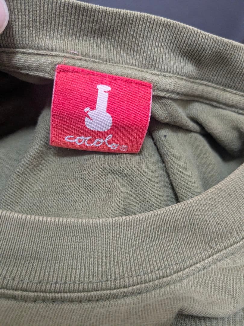 COCOLO BLEND ココロブランド カーキ オリーブ tシャツ XL — image 5