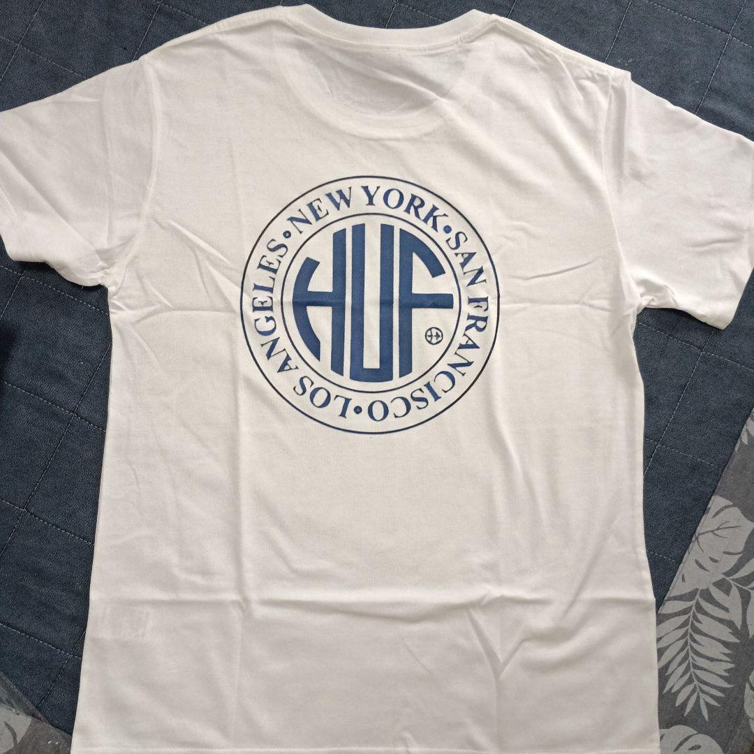 HUF Tシャツ 白 メンズ バックプリント　 半袖　 ハフ　3L 4L — image 2