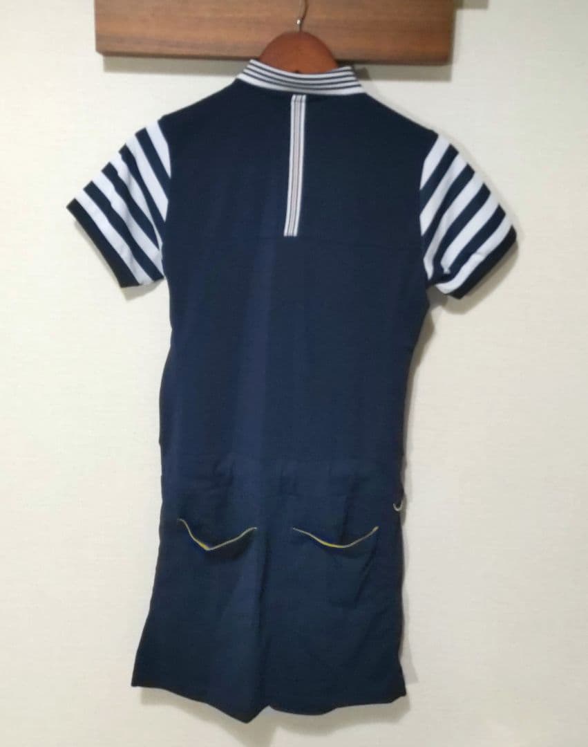 美品　FILA　GOLF フィラゴルフ 夏用　半袖ワンピース　ボーダー　ゴルフ — image 3