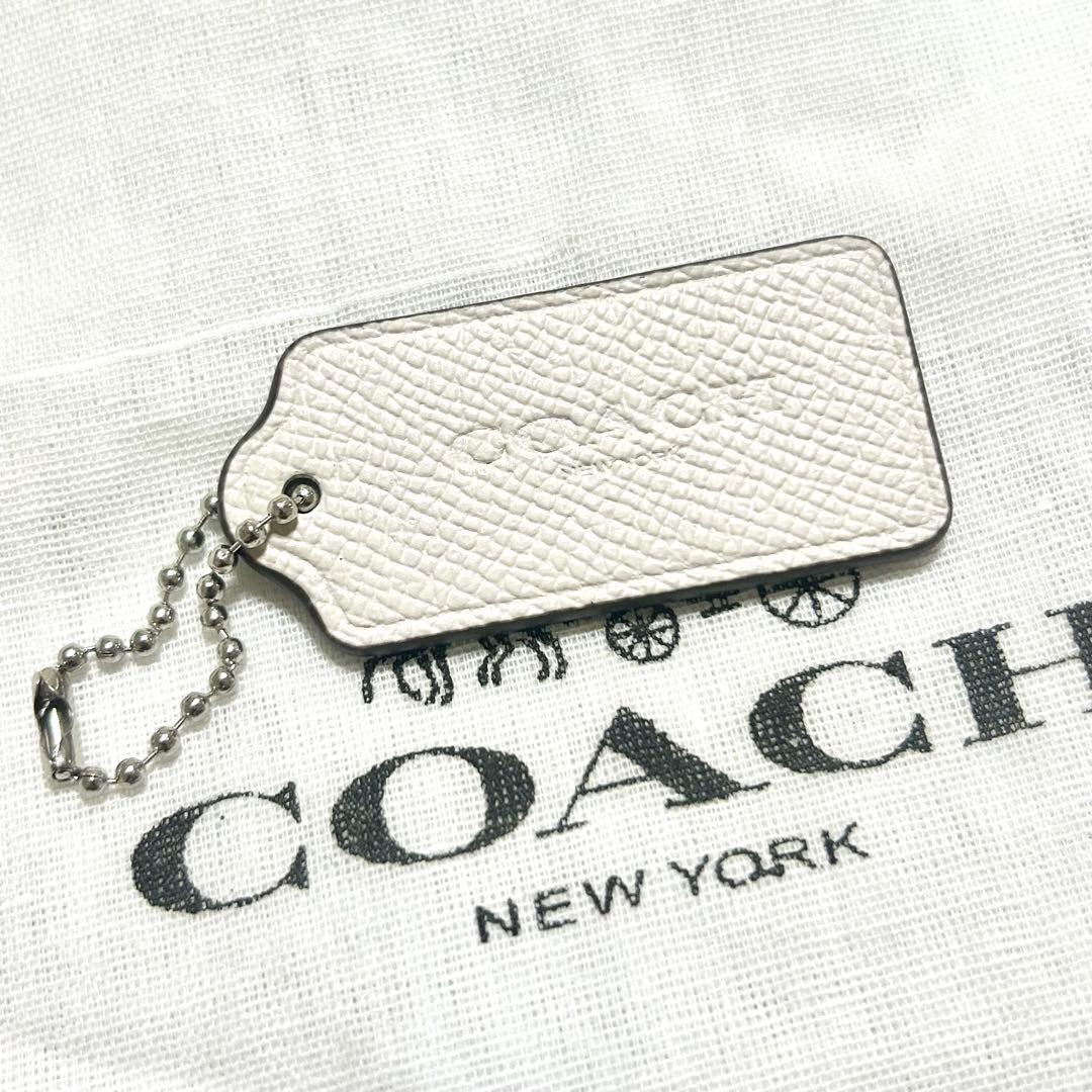 ✴︎COACH コーチ ロゴタグ バッグチャーム キーホルダー キーリング✴︎ — image 2
