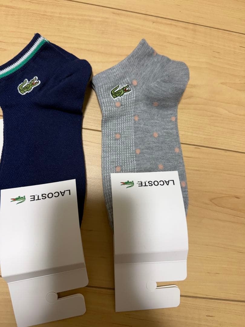LACOSTE アンクルソックス 4足セット 22~24cm 特価品 — image 5