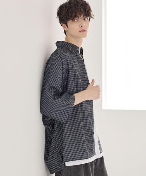 ETELIO 春夏きれいめ ドルマンシャツ S 実寸Lサイズ — image 2