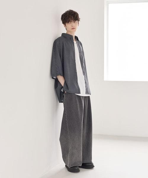 ETELIO 春夏きれいめ ドルマンシャツ S 実寸Lサイズ — image 4