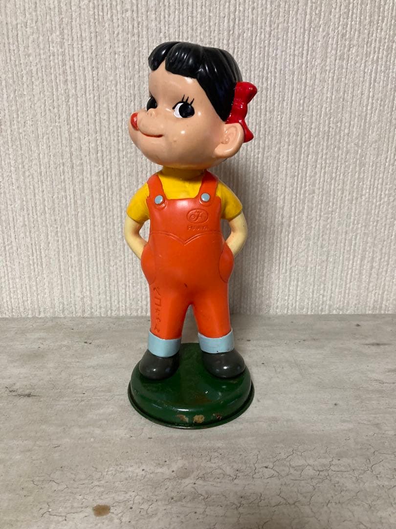 【レア・当時物】不二家 ペコちゃん 首振り人形 レトロ アンティーク 骨董 置物 — image 2