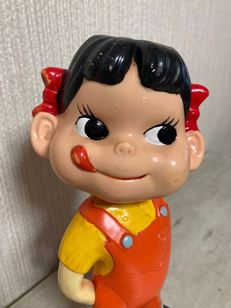 【レア・当時物】不二家 ペコちゃん 首振り人形 レトロ アンティーク 骨董 置物 — image 4