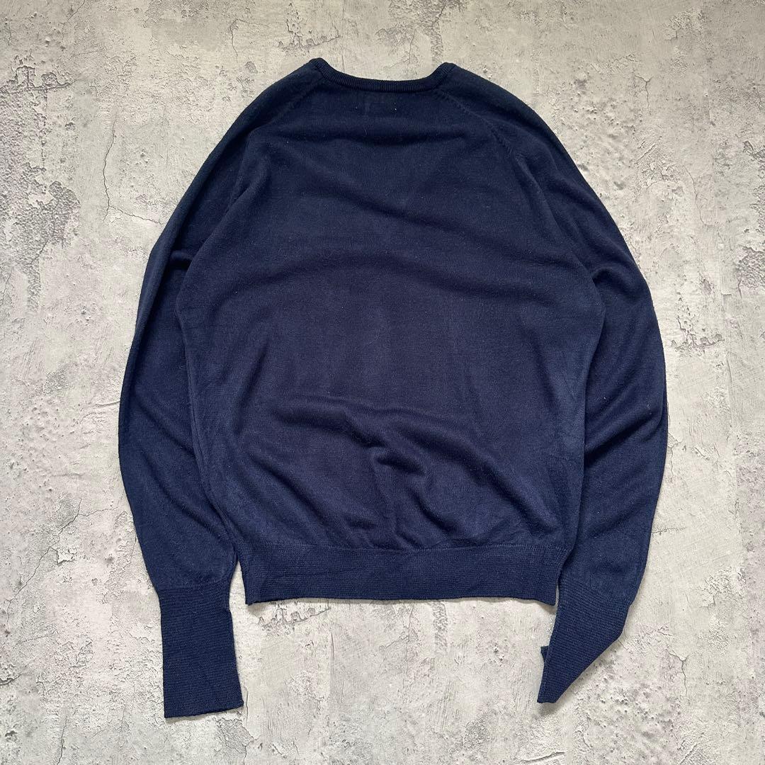 【La Mode】ラモード（XL）チームロゴセーター＊アクリル＊Vネック＊ニット — image 2