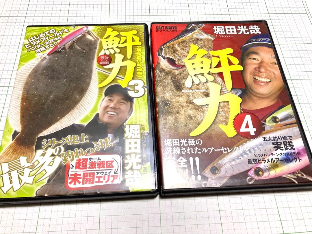 ヒラメ釣り DVD 6本セット 堀田光哉 鮃力 — image 2