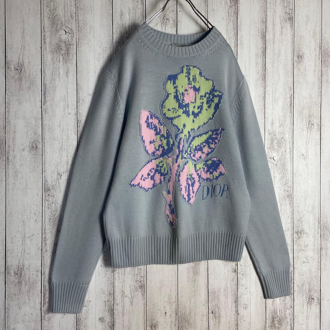 6492【美品・希少コラボ】ディオール×アレックスフォックストン 総柄セーター — image 3