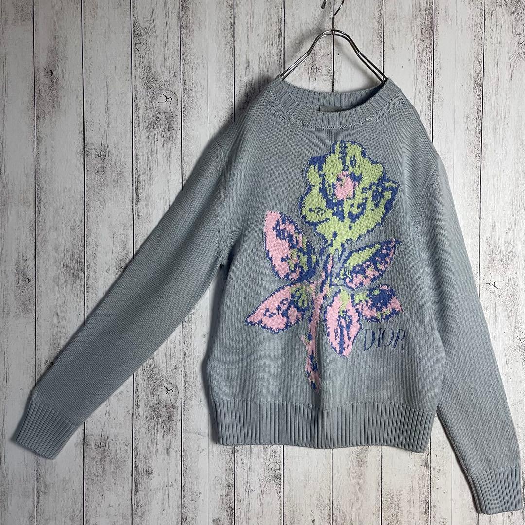 6492【美品・希少コラボ】ディオール×アレックスフォックストン 総柄セーター — image 5