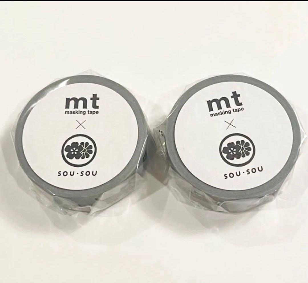 SOU・SOU×mt マスキングテープ　ねこ【1.5cm幅】2個セット — image 2
