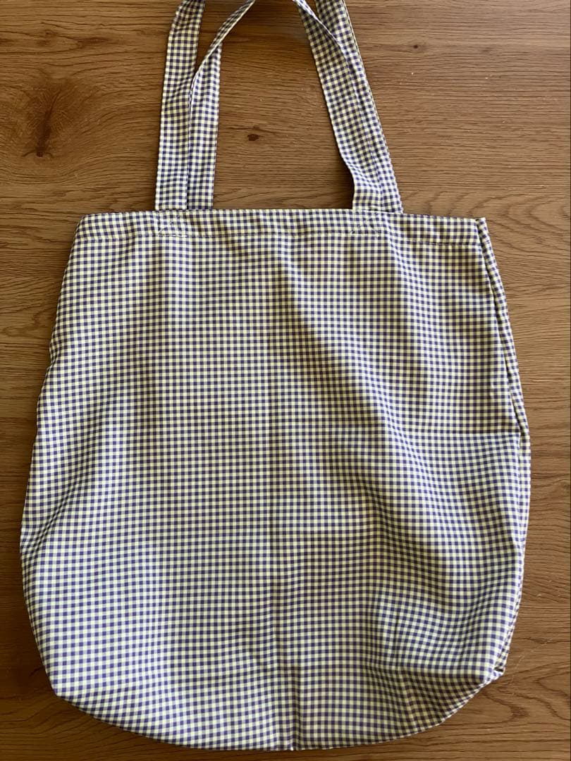LAKOLE★スクエアビッグトート★イエローチェック — image 3