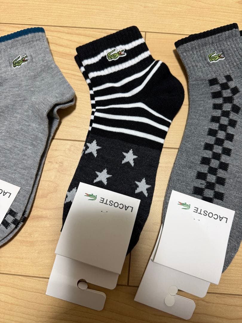 LACOSTE ラコステ メンズソックス 4足セット 25~27cm — image 2