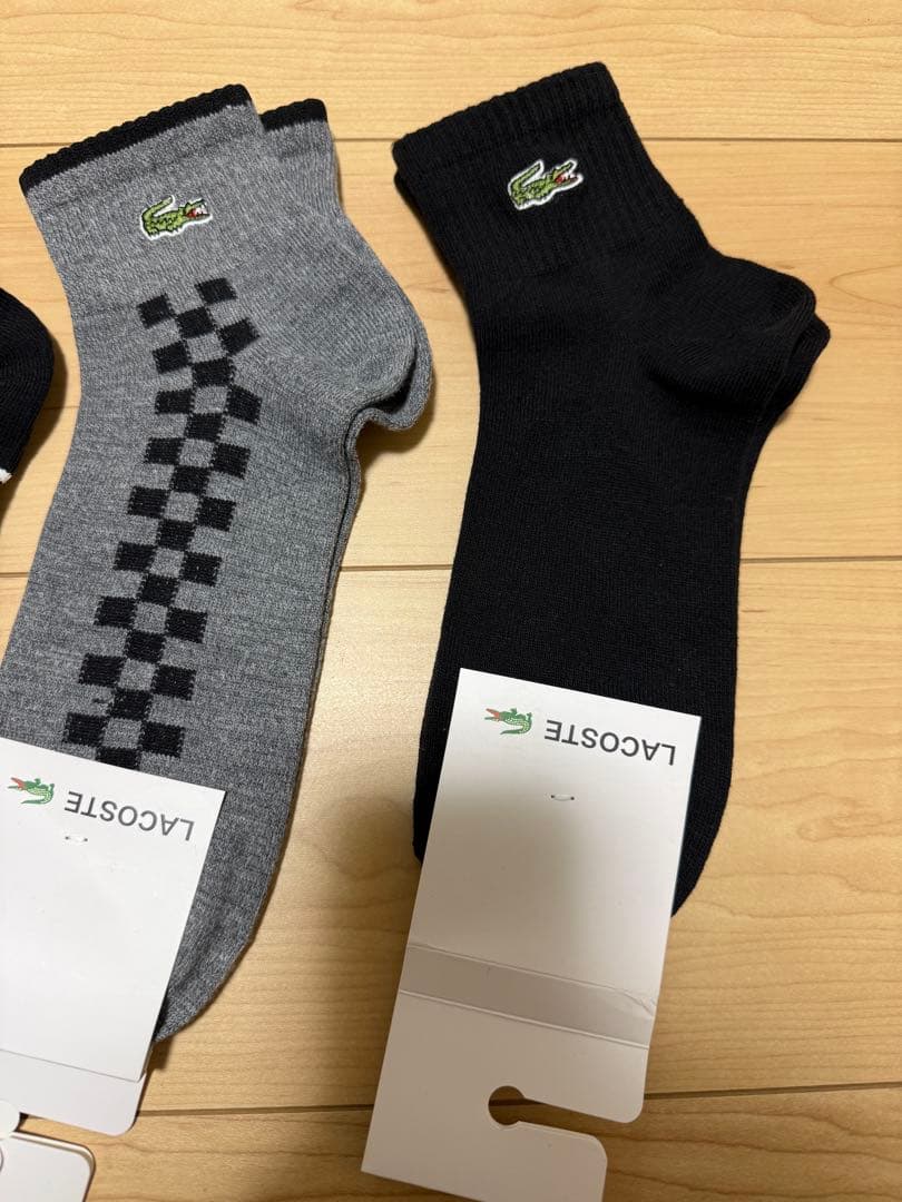 LACOSTE ラコステ メンズソックス 4足セット 25~27cm — image 4