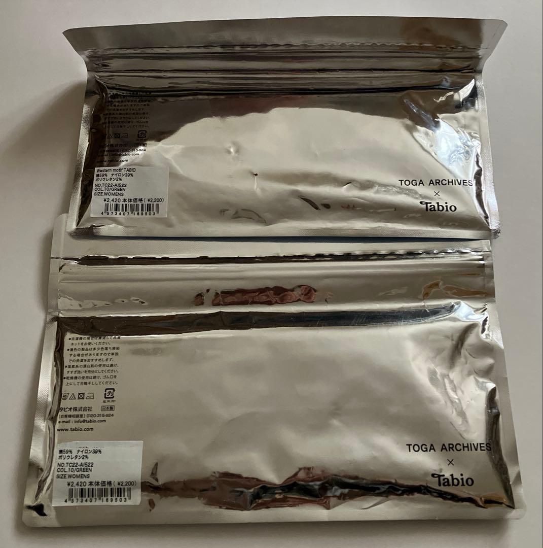 TOGA×TABIO コラボ 靴下 ソックス 2つ レディース women 新品 — image 2