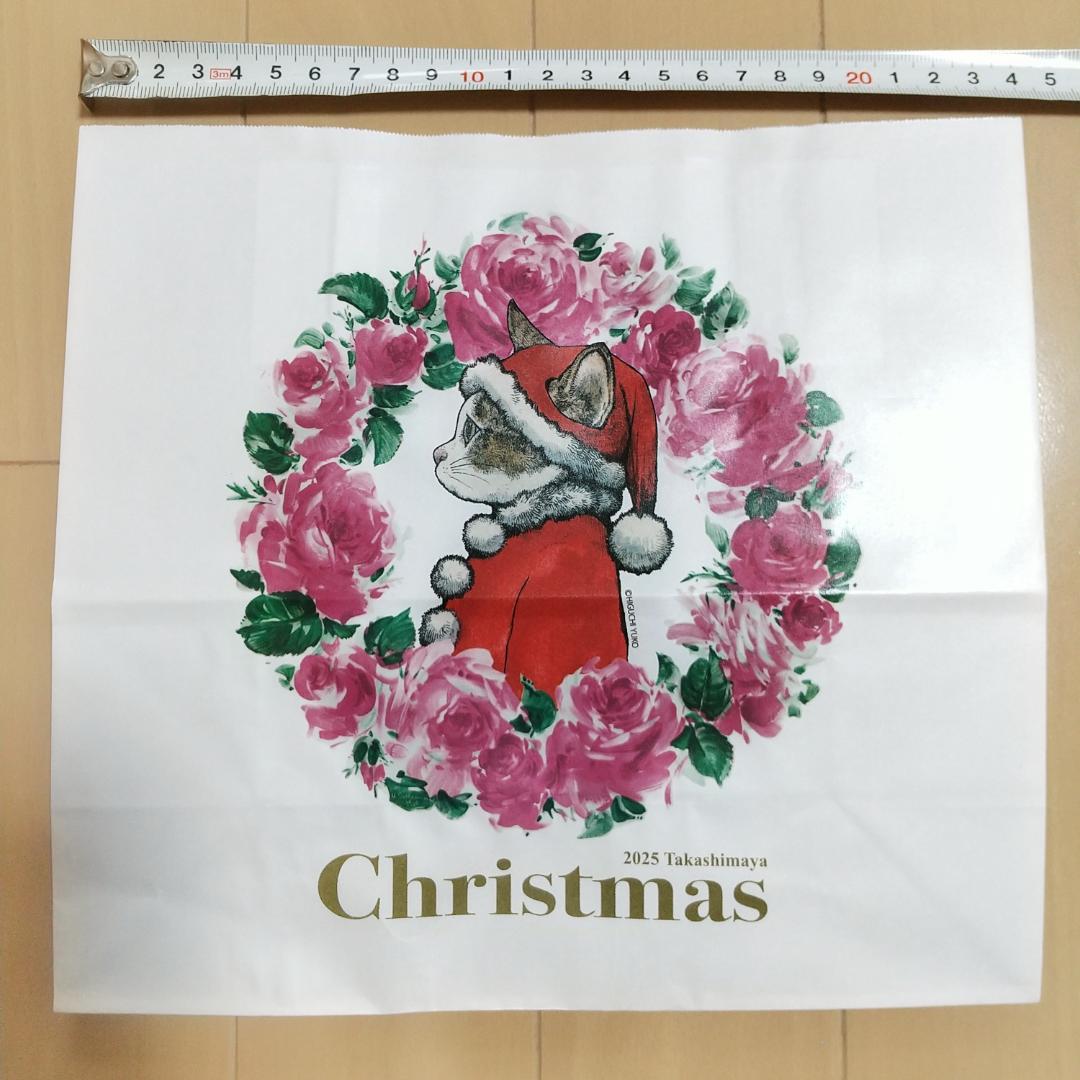 6/28迄値下＊ヒグチユウコ×高島屋　クリスマス限定コラボ　ショップ袋　小サイズ — image 2
