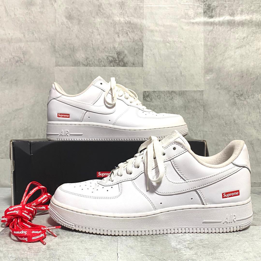 Supreme ×Nike AirForce 1 Low White 27.5 — image 2