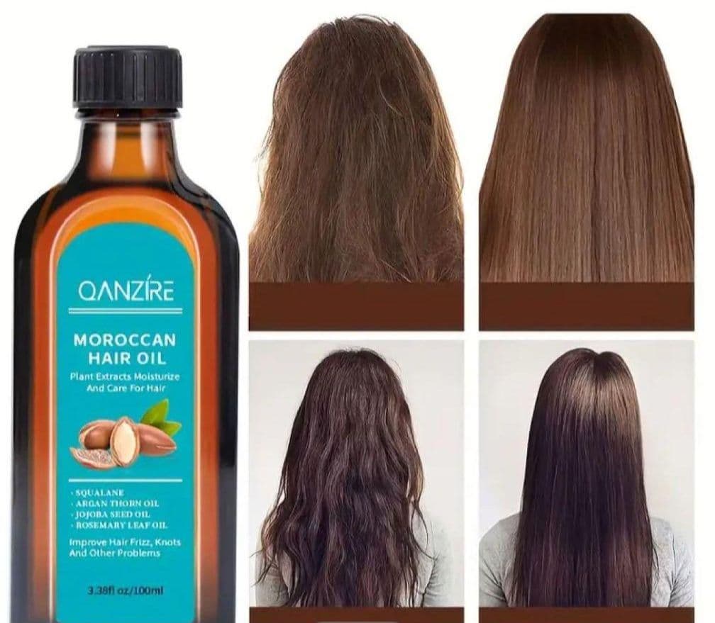 QANZIRE モロッカンヘアオイル 100ml ２本セット — image 3