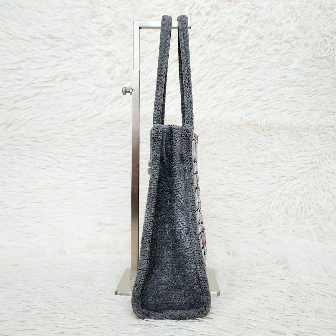 《良品》FEILER フェイラー シュニール織り ツイードチェック ハンドバッグ — image 4