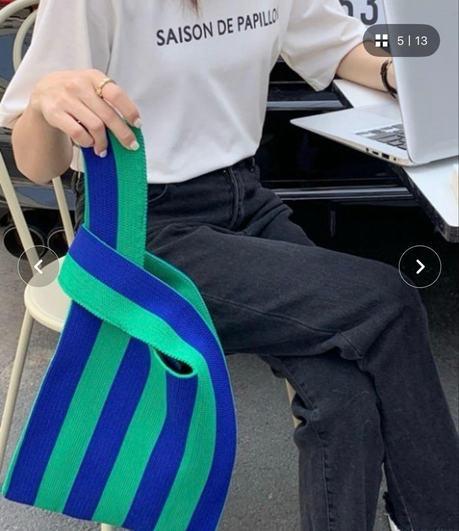 sakishimatokyo ストライプハンドバッグ — image 2