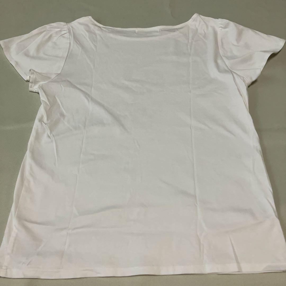 Couture Brooch パフスリーブ半袖Tシャツ — image 4