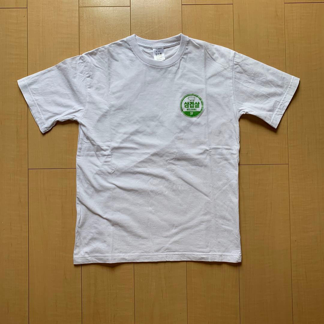 半袖Tシャツ　韓国語　スリーコインズ　白 — image 2