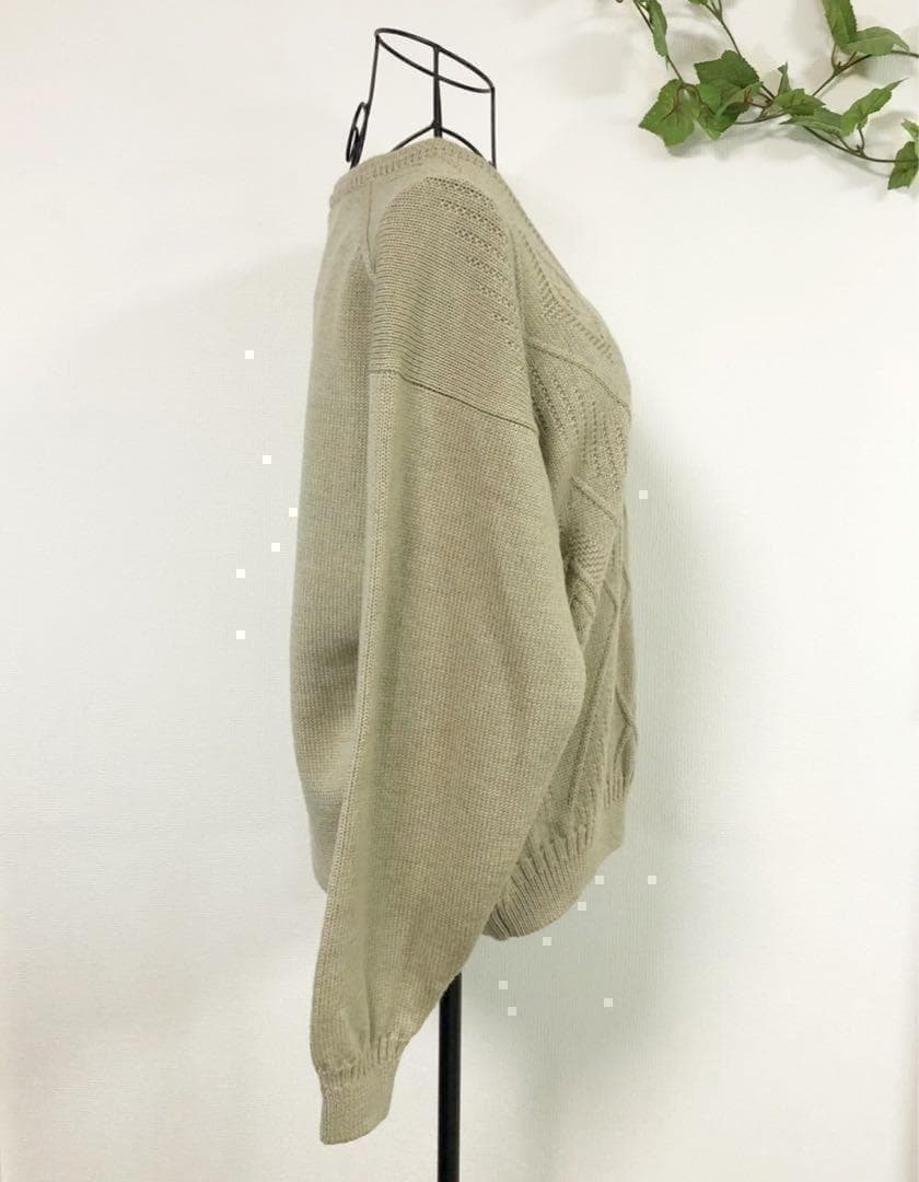 ✦極美品✦ レトロ 高級ウール100％ EX-Club RENOWN ニット — image 4