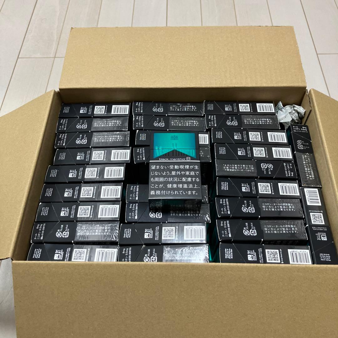 マルボロ　ブラックメンソール　空箱78ケース — image 2